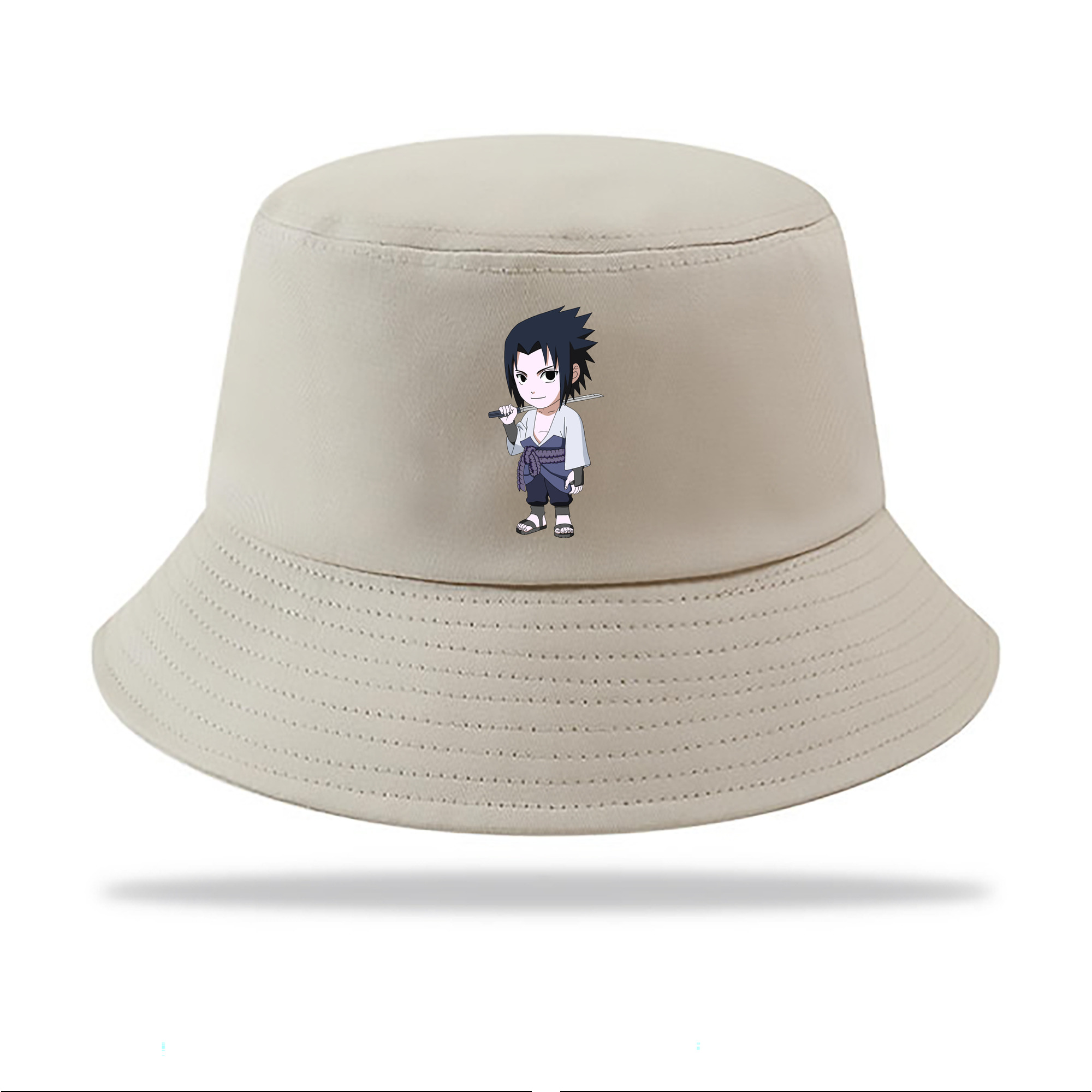 （画像用） NARUTO -ナルト- うちは サスケ Uchiha Sasuke アウトドア日除けバケットハット